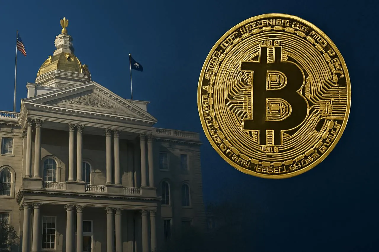 U.S. government building with Bitcoin symbol representing growing digital asset holdings