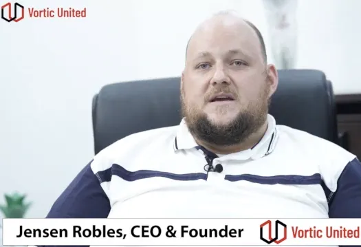 Vortic United founder Jensen Robles, frontman of the collapsed Ponzi crypto scheme facing ASIC securities fraud warning in Australia