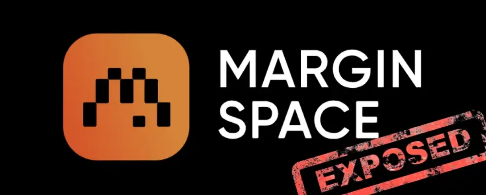 Margin Space logo with red Exposed stamp used in reporting on the Margin Space scam exposed investigation