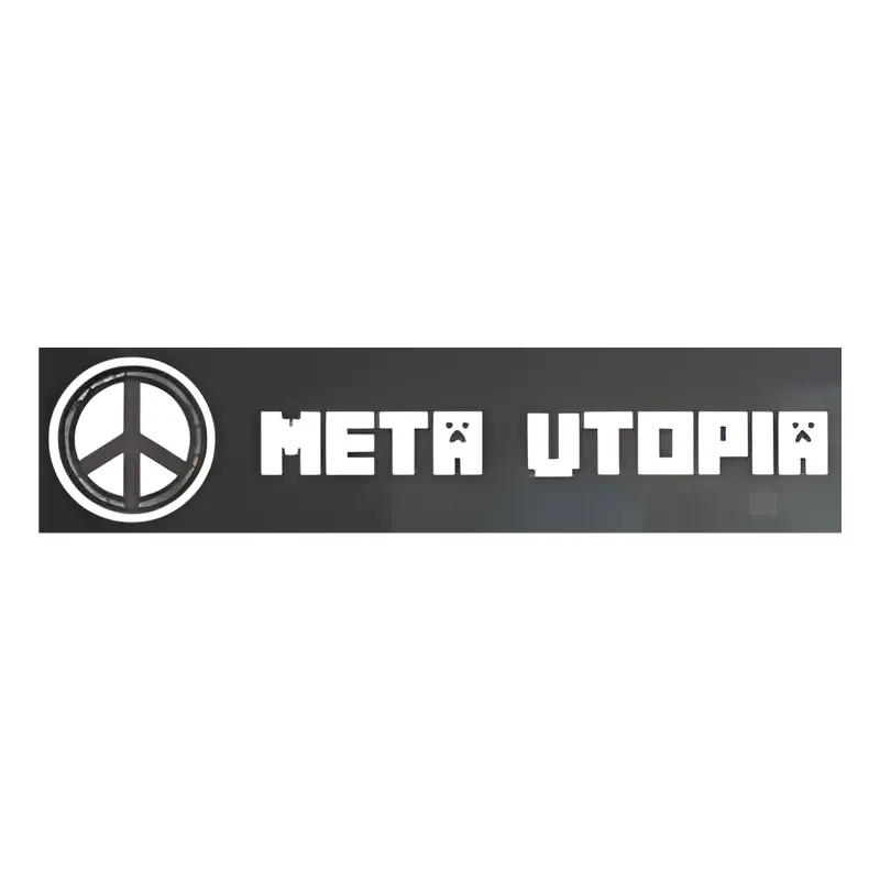 Meta Utopia logo design representing the decentralized digital utopia concept