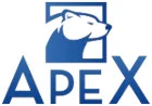 Logo of Apex Financial, featuring a bear and the word APEX, representing the company involved in the Ponzi scheme.