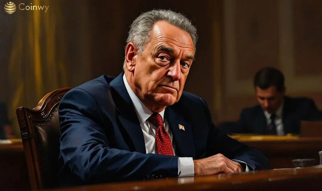 Senator during congressional debate on Republican funding bill highlighting partisan divide