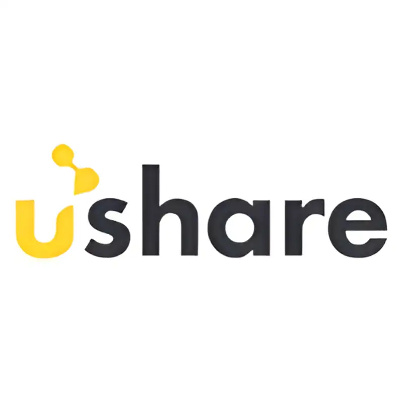 Ushare logo used in coverage of the Ponzi investigation involving Daniele Marinelli