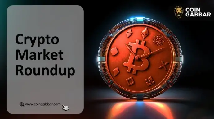 24-hour crypto market update showing extreme fear as bitcoin and crypto prices dip