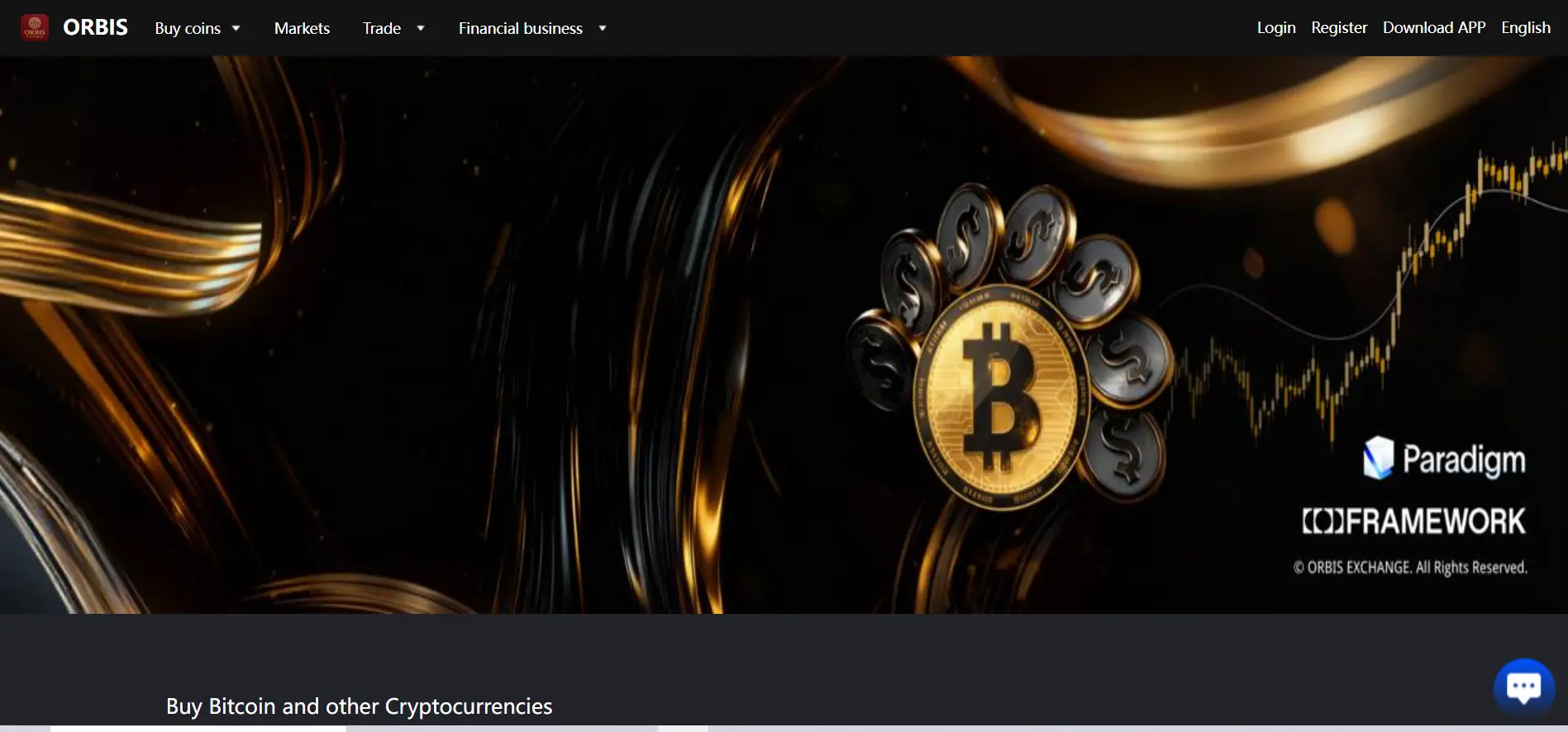 Screenshot of OrbisVip website used for Orbis Review analysis