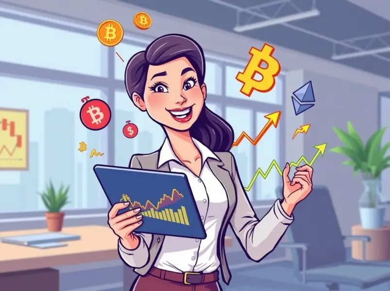 Ark Invest Crypto Stock Buy strategy showing bullish dip buying confidence in crypto stocks