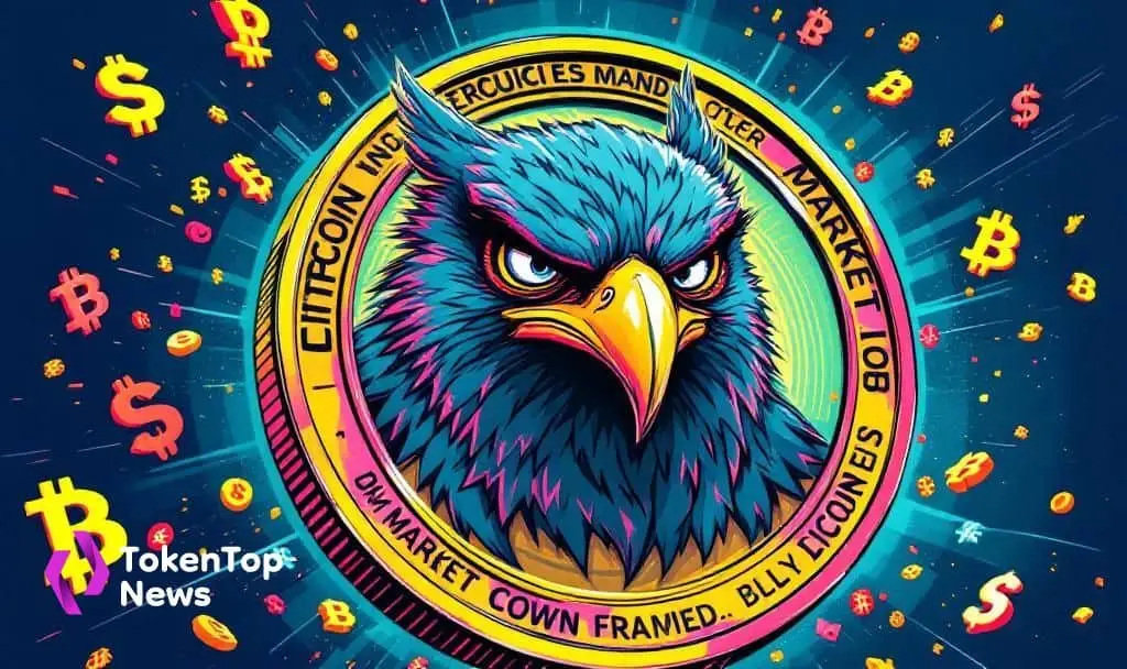 Hawk-themed crypto illustration showing Bitcoin market reaction to BOJ hawkish comments