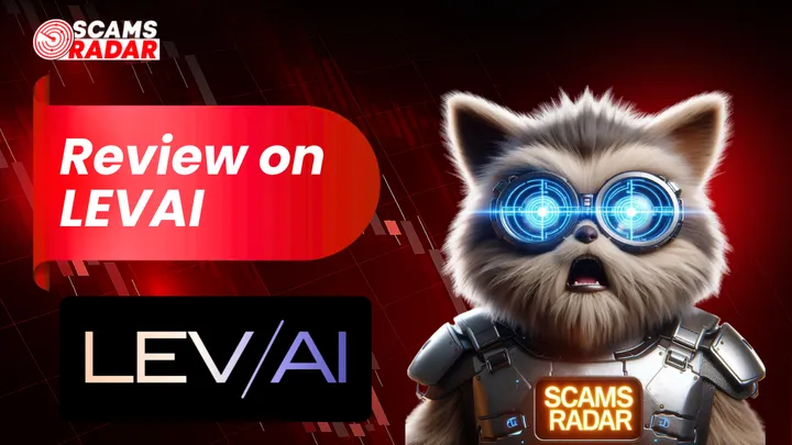 LevAI Review by Scams Radar exposing risks red flags and AI marketing claims