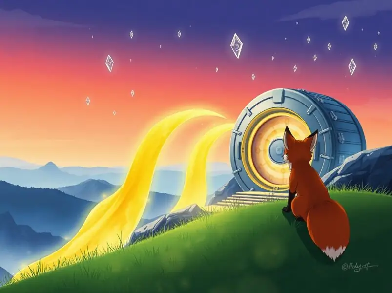 Maven 11 ENA vesting dynamics illustrated through symbolic crypto vault and token flow