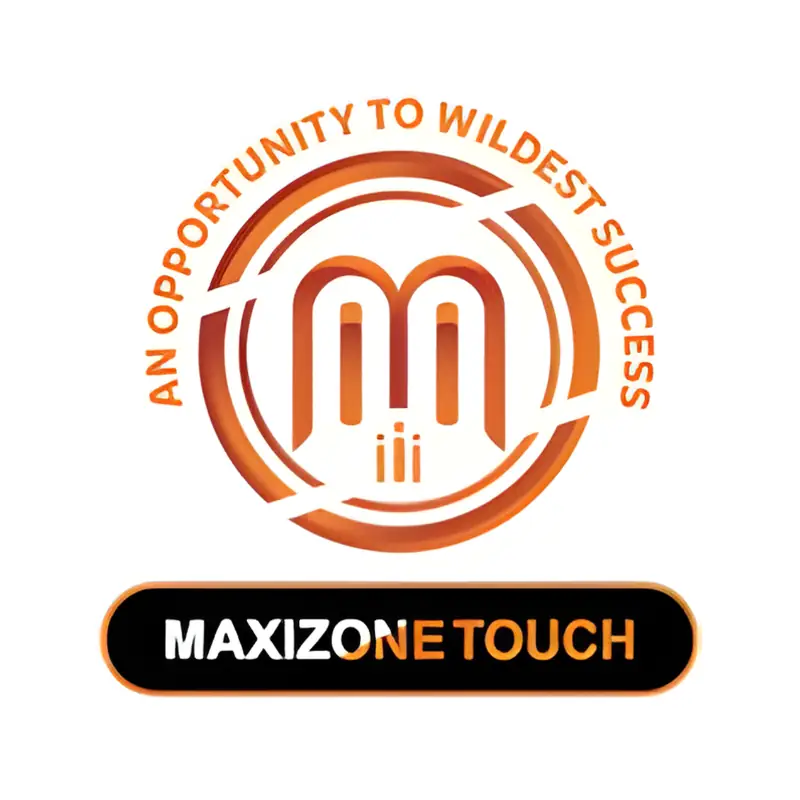 Maxizone Touch MLM scam company logo associated with ₹307 crore multi-level marketing fraud case