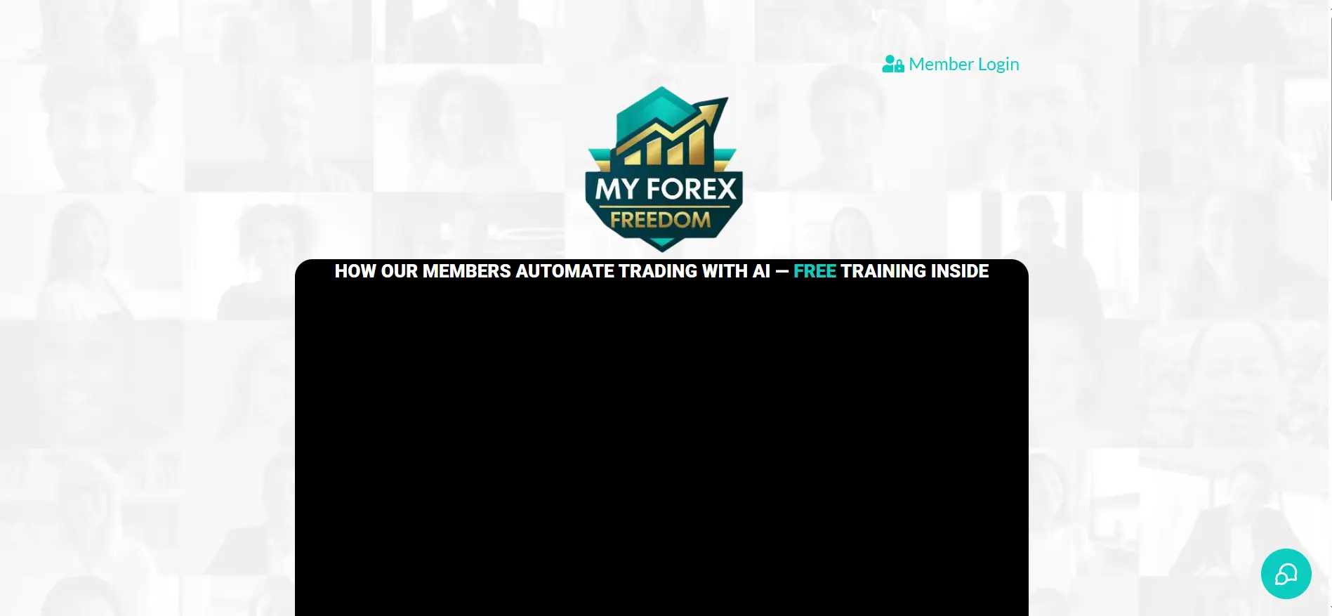 Screenshot of My Forex Freedom website used for My Forex Freedom Review analysis