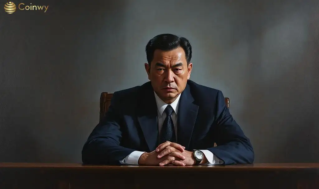 Serious man in suit representing North Korea IT fraud network investigation