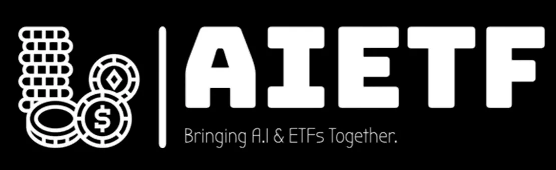 AiETF token logo with the tagline Bringing AI and ETFs Together
