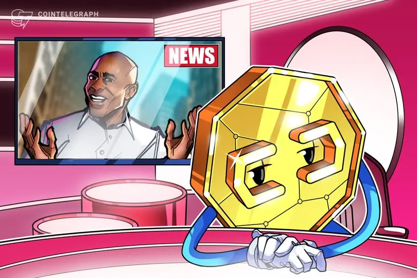 Illustration showing Eric Adams denying profiting or moving funds from the NYC token launch