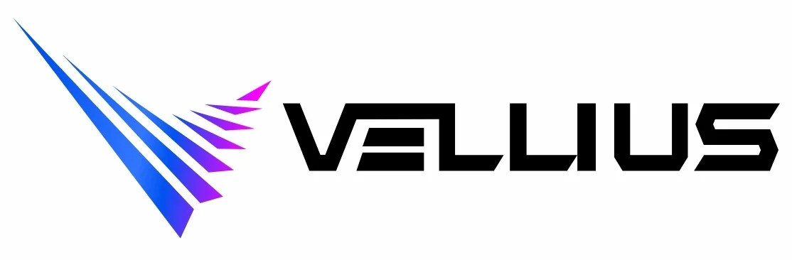 Vellius cryptocurrency investment platform logo