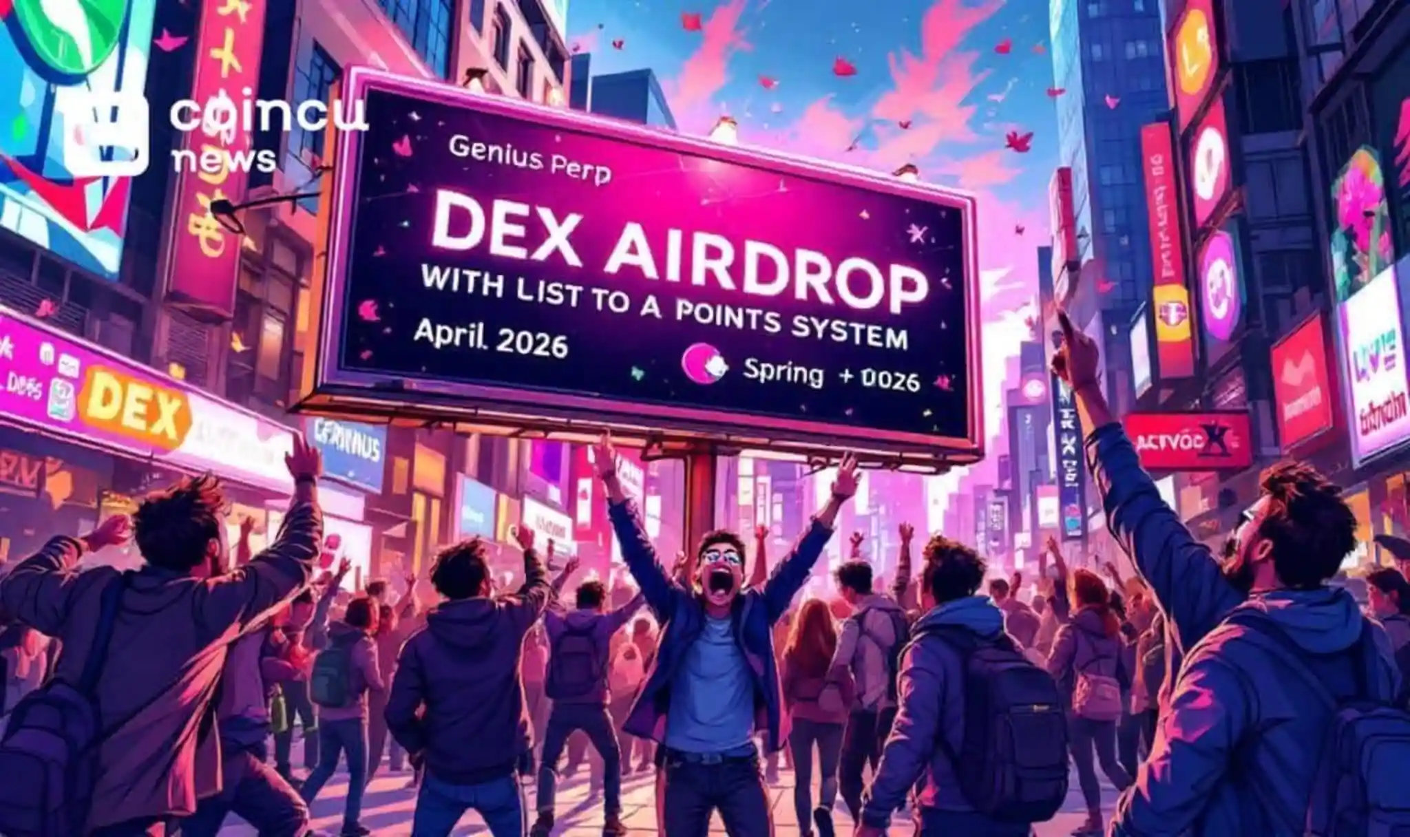 Genius Perp DEX airdrop whitepaper announcement showcasing major rewards boost and points-based DEX system