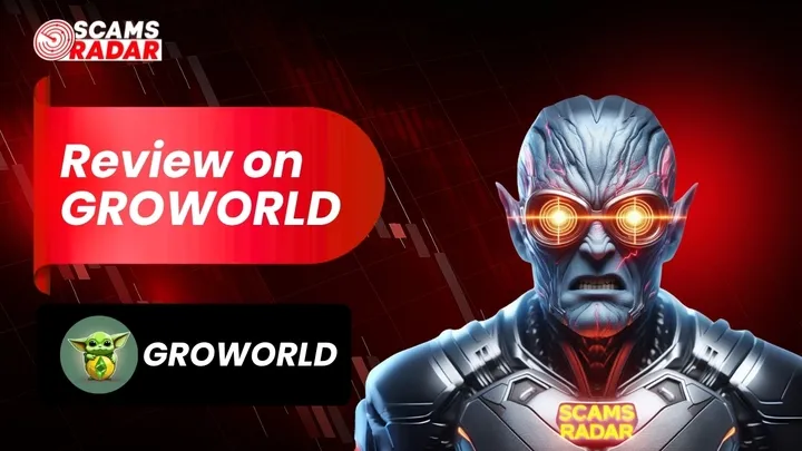 GrowWorld review scam investigation showing risk analysis and warning indicators