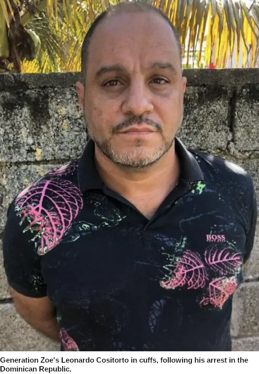 Leonardo Cositorto arrested in the Dominican Republic in connection with the Generation Zoe fraud investigation