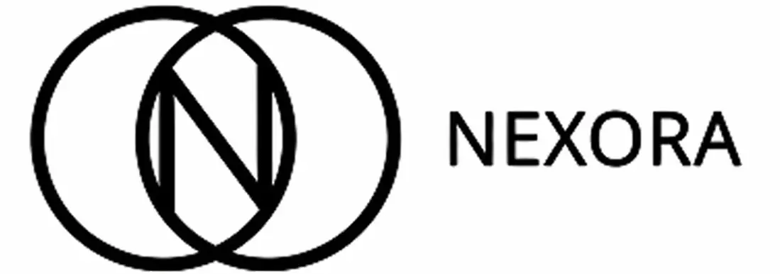 Nexora logo – modern and minimal brand identity design