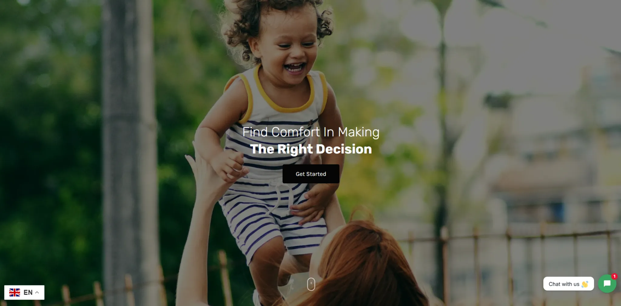 Happy child with parent symbolizing trust and making the right life insurance decision for family security
