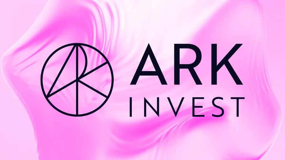Ark Invest logo highlighting crypto stocks investment strategy amid market downturn