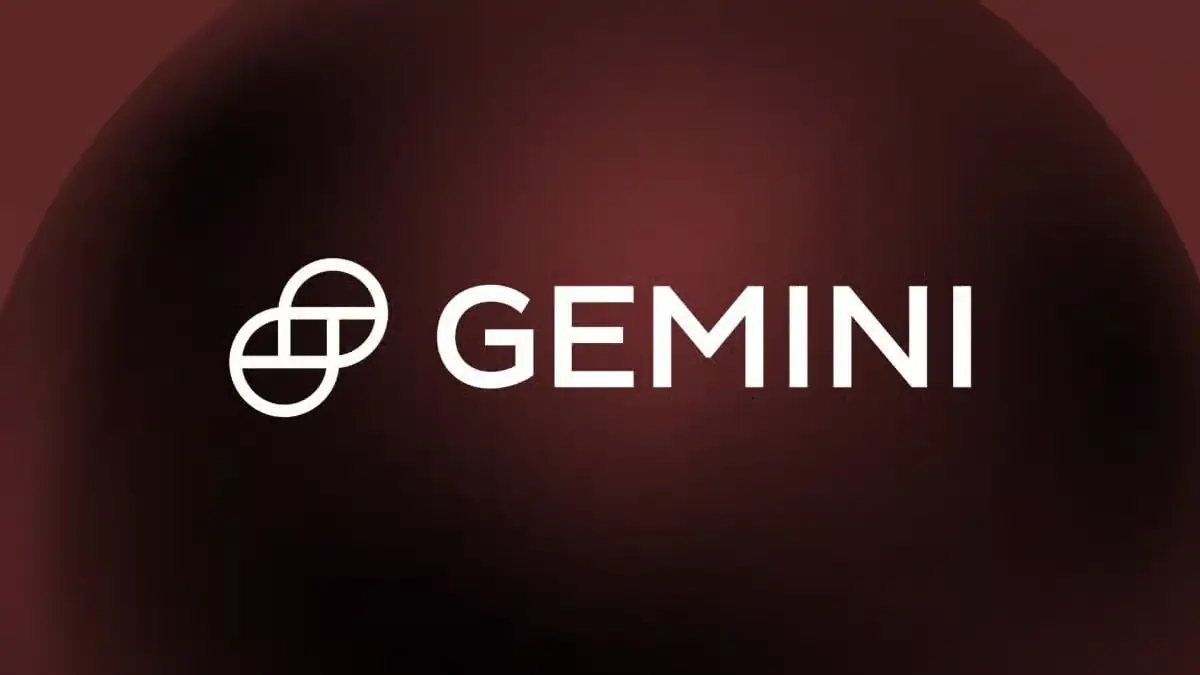 Gemini company logo highlighting stock slump after leadership exits and Mizuho market analysis