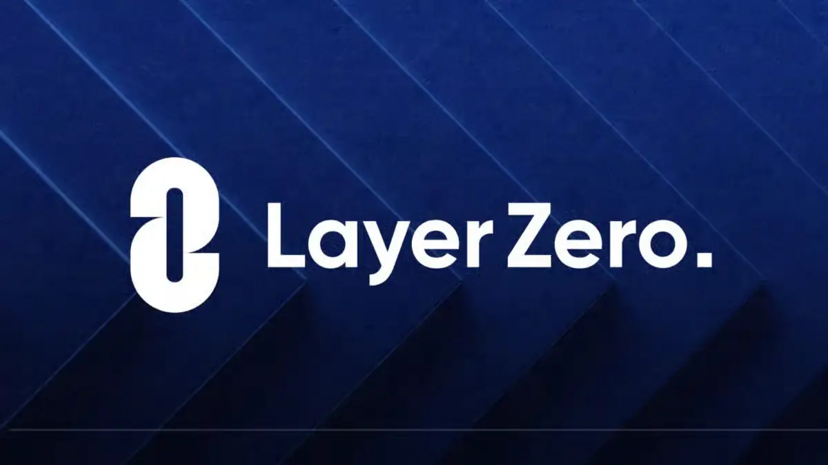 LayerZero logo representing Zero scalable Layer 1 blockchain launch