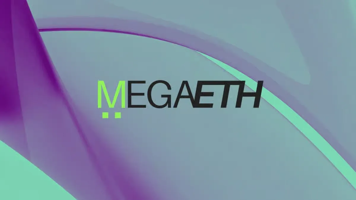 MegaETH logo representing USDM revenue strategy to support MEGA token buybacks