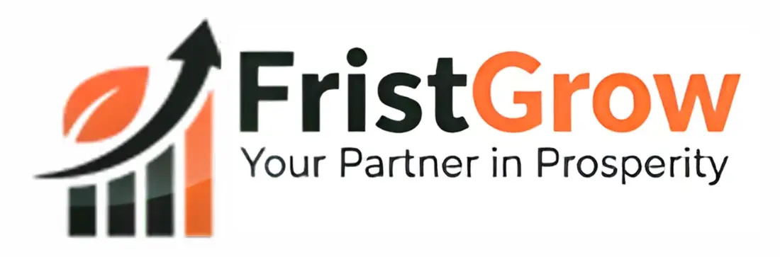Frist Grow Review – official FristGrow company logo with tagline Your Partner in Prosperity