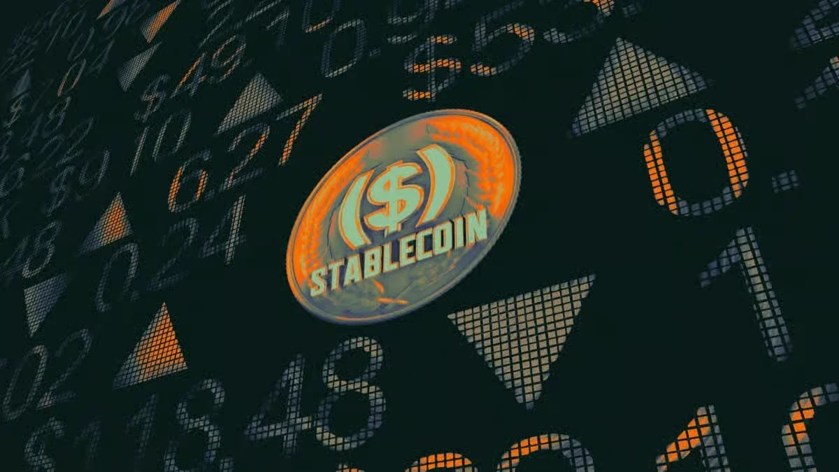 Stablecoin symbol displayed on digital trading screen representing ProShares stablecoin ETF launch