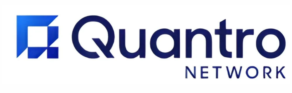 Quanto Network Review official logo blue Q symbol and Quanto Network brand name