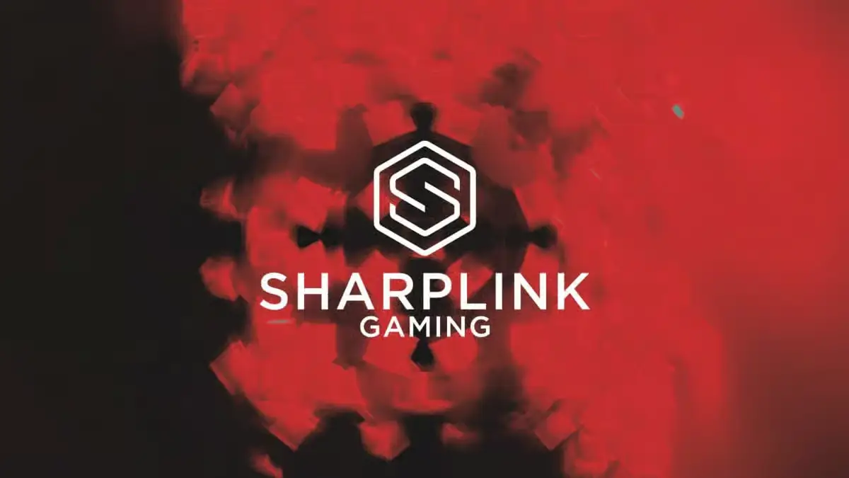Sharplink Gaming logo highlighting ETH holdings increase to 867,798 amid Ethereum staking rewards surge