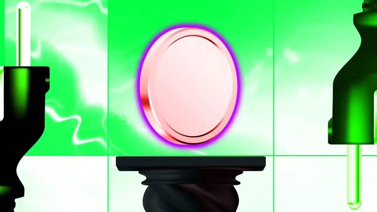 Abstract digital coin illustration representing Bitwise CIO statement that onchain finance is no longer optional after US-Iran strikes