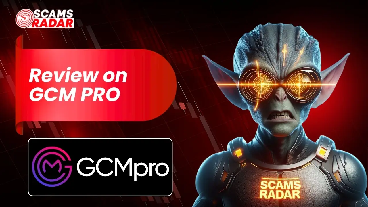 GCM Pro review banner highlighting scam analysis and risk warning for the GCM Pro trading platform.