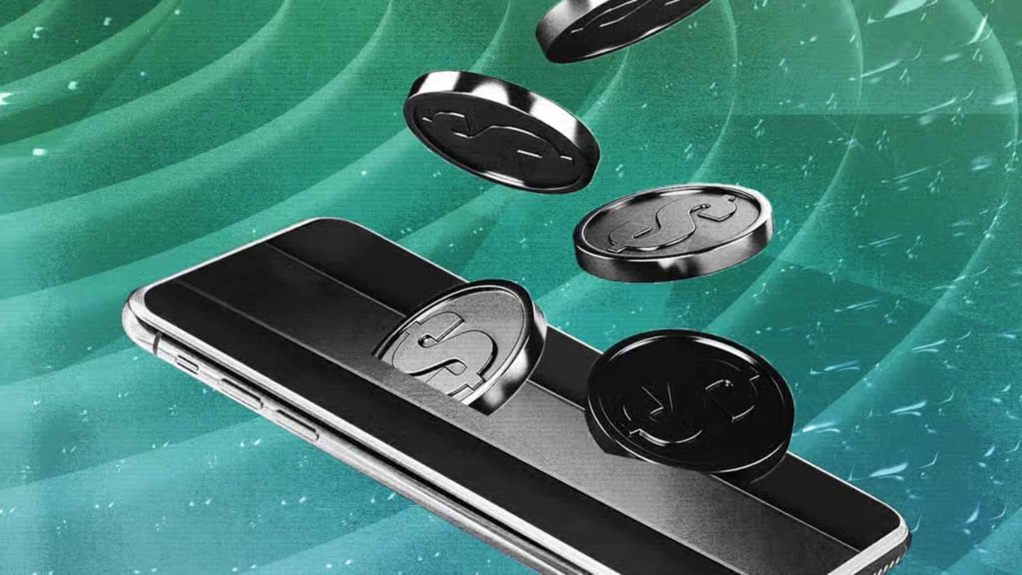 Exodus crypto wallet app with digital coins illustrating Exodus Movement 2025 net loss despite record revenue