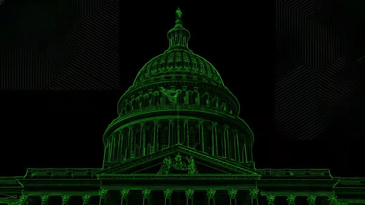 US Capitol building illustration representing SEC and CFTC agreement to coordinate crypto policy and digital asset regulation