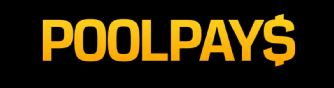 PoolPays logo in bold yellow text used in review and scam analysis.