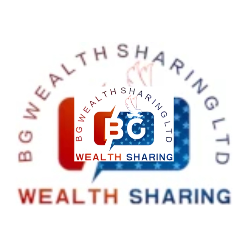 Logo of BG Wealth Sharing and DSJ Exchange with Washington DFI fraud warning text (scam alert).
