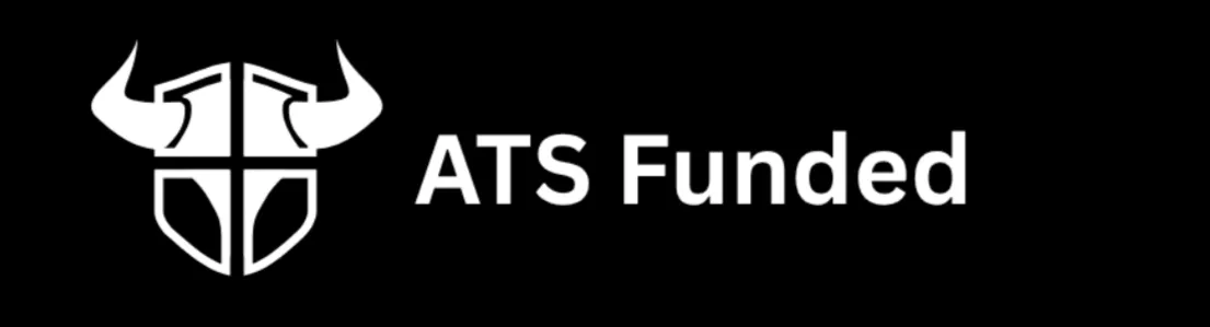 ATS Funded logo displayed in a trading platform review and funding program analysis