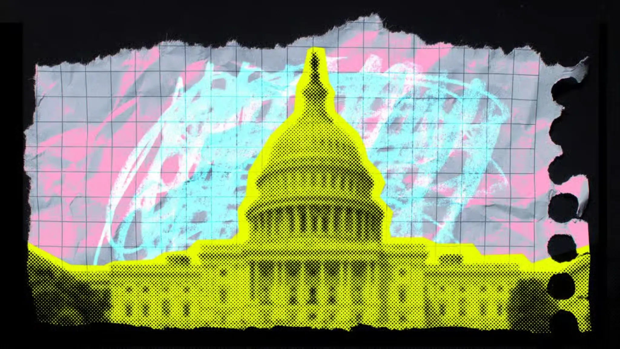 Illustration of U.S. Capitol highlighting crypto market structure legislation debate and Senate regulatory push