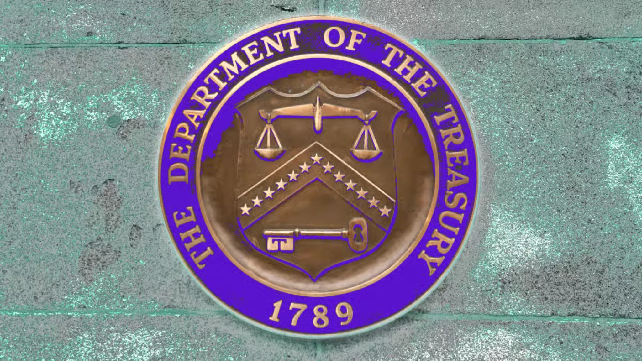 Seal of the U.S. Department of the Treasury with the year 1789