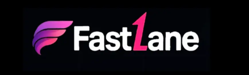 FastLane Review logo with modern gradient design and fintech branding
