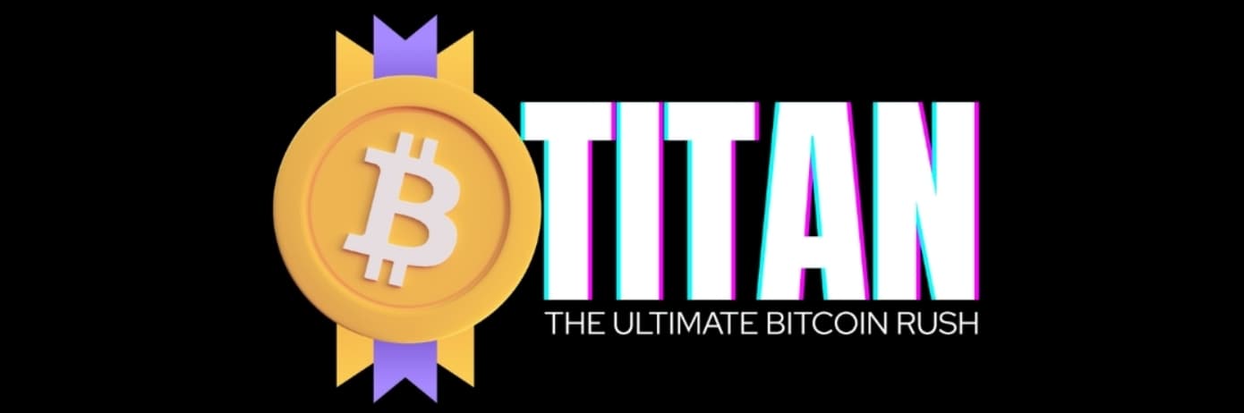 B-TITAN bitcoin rush logo used in scam review of crypto investment platform