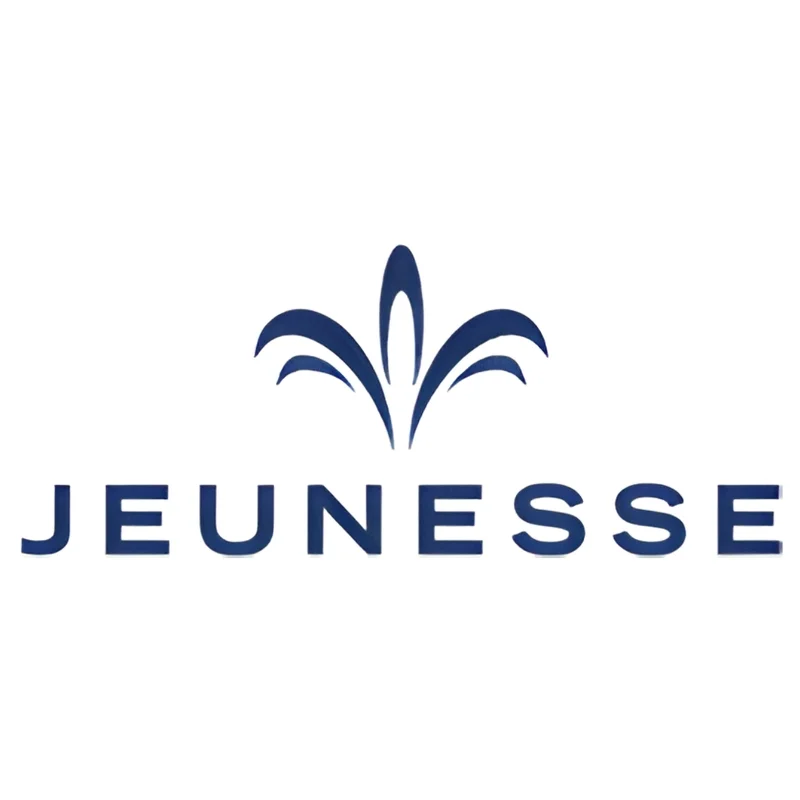 Jeunesse Logo representing the global skincare and wellness brand