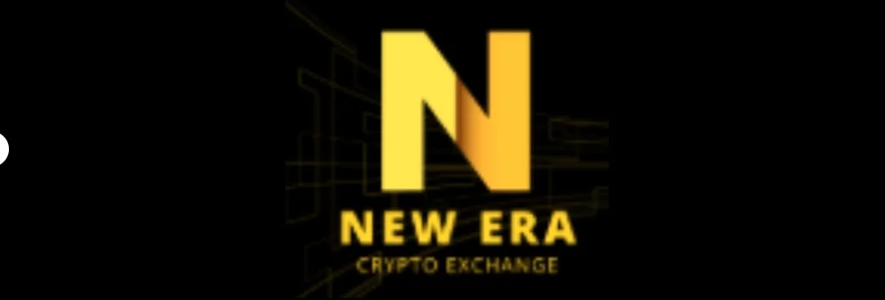 New Era crypto exchange logo in gold color representing digital asset trading platform