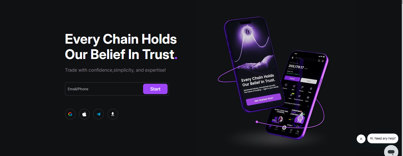 Echobit Review crypto trading platform mobile app interface with secure digital trading features