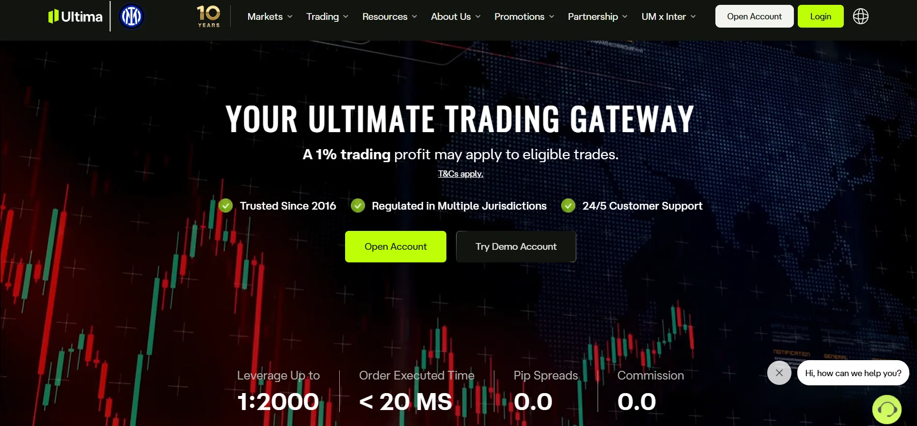 Ultima Markets official homepage - Your Ultimate Trading Gateway