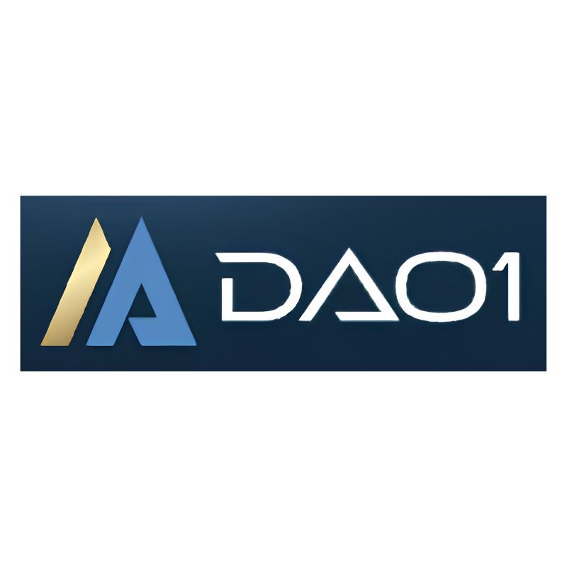 DAO1 logo representing the termination of DAO1 trading bot investment program and MLM operations in 2026