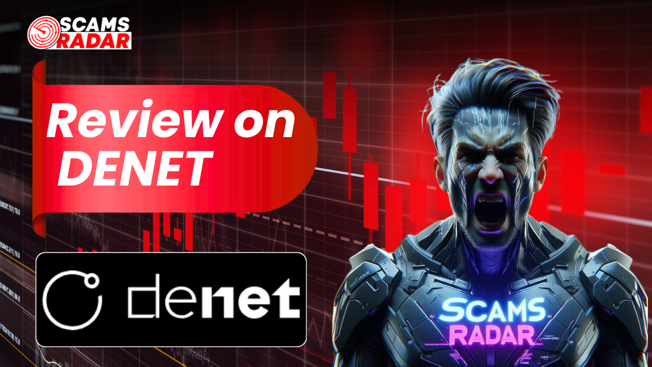 DeNet Review thumbnail showing scam analysis, investment risks, red flags, and legitimacy concerns about the DeNet platform