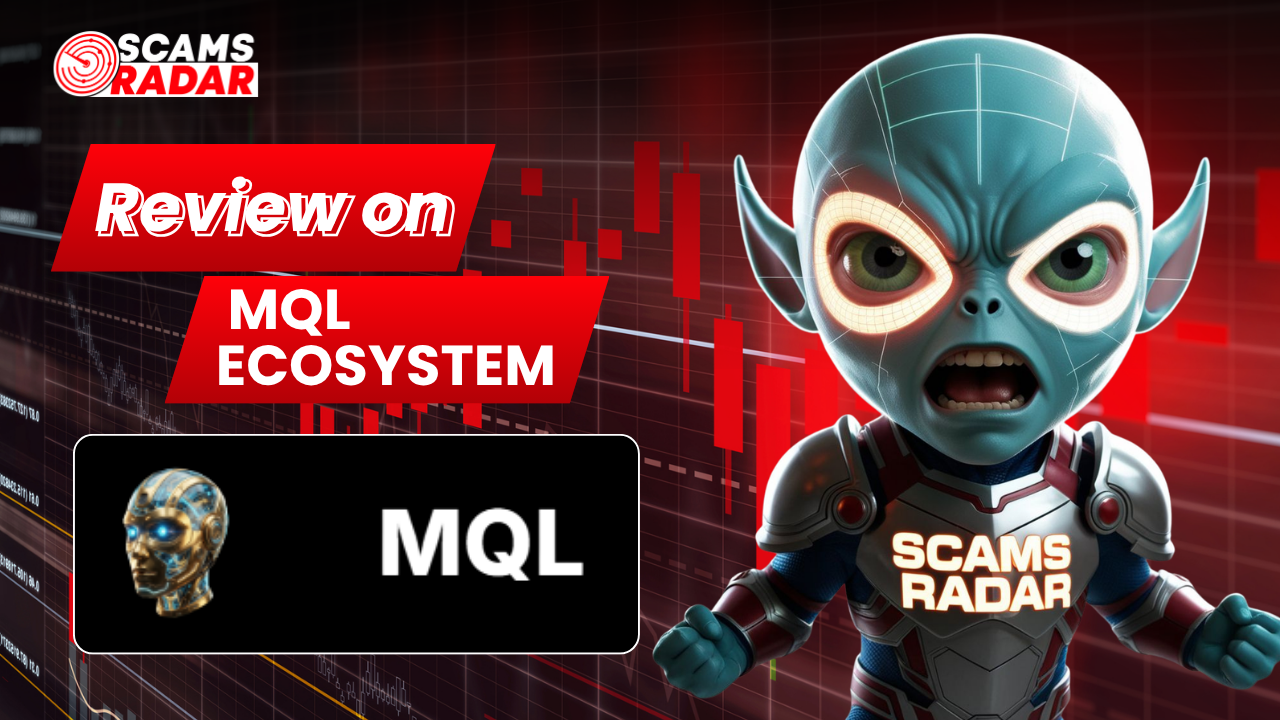 MQL Ecosystem Review showing trading charts and scam investigation analysis to determine whether MQL Ecosystem is legitimate or a potential scam.